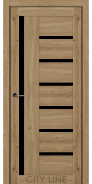 Межкомнатные двери CityLine Express AMADEA korfad-express-amadea-dub-boston-bravo-collection-s-cernym-steklom